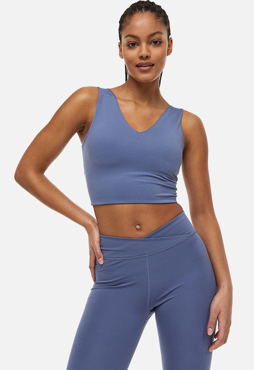 H&M - Softmove™ medium support sports bra - pigeon blue 