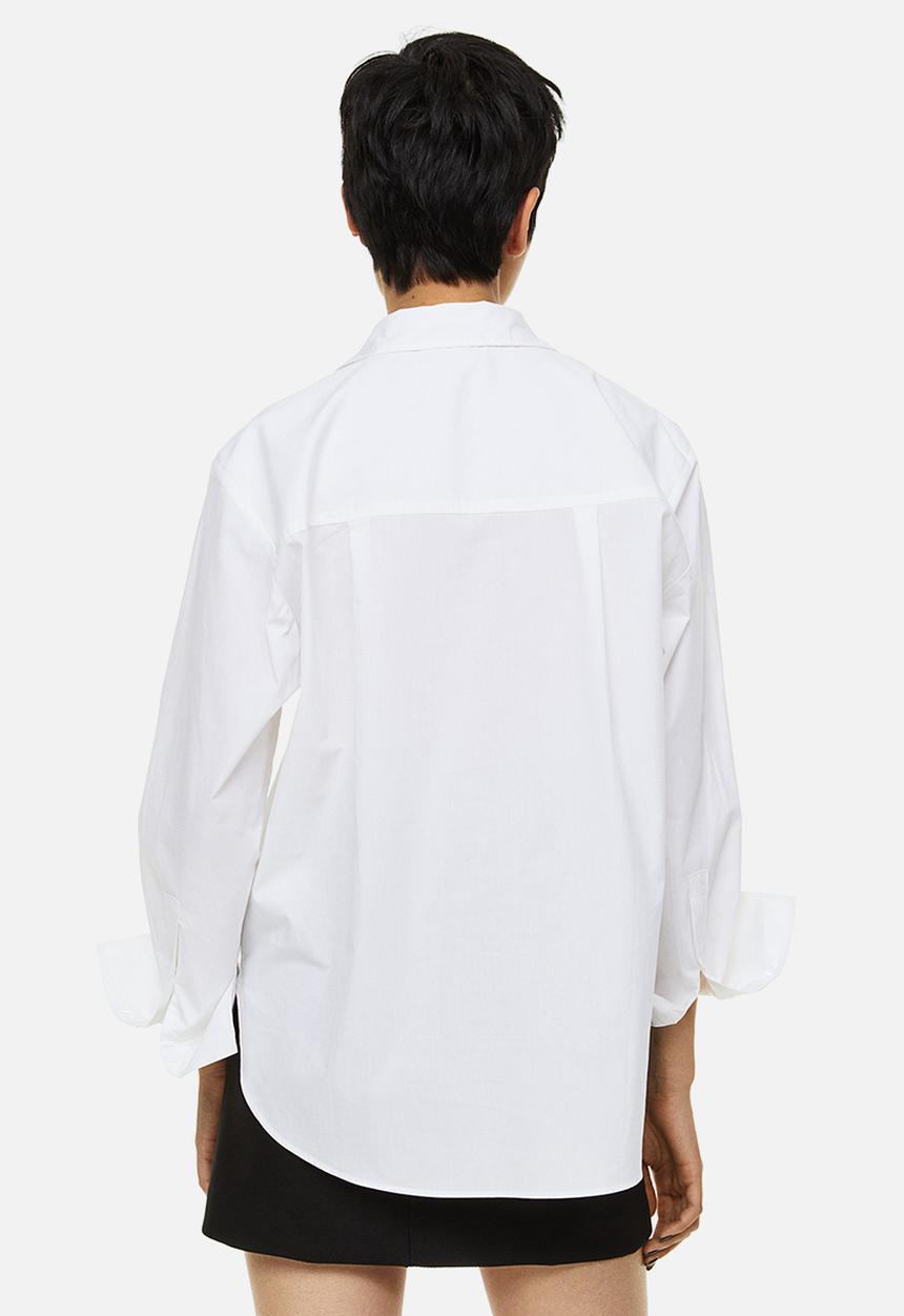 H&M - Cotton shirt - white