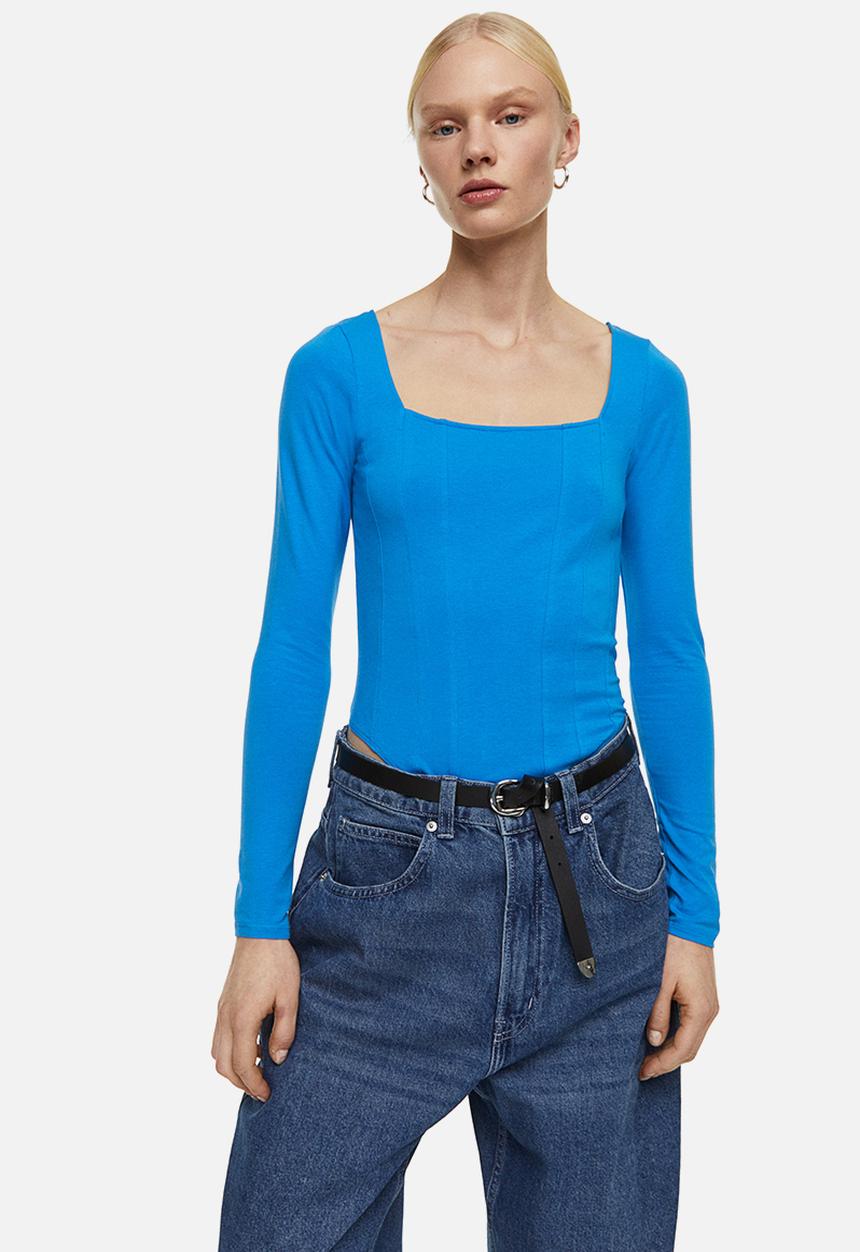 H&M - Long-sleeved body - blue