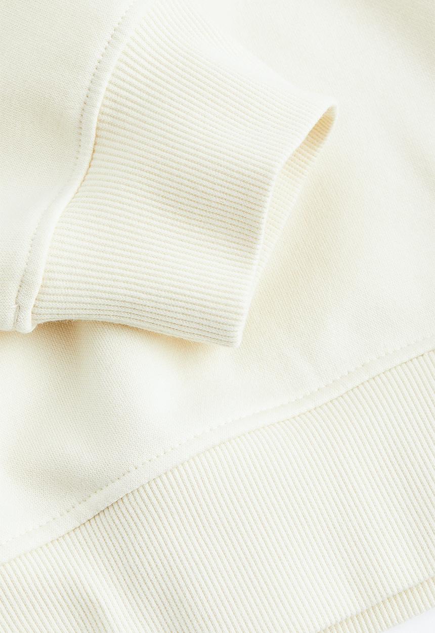 H&M - Crew-neck sweatshirt - cream / marseille soleil 