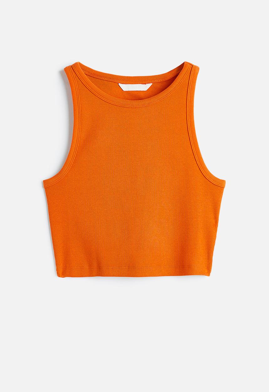 H&M - Cropped vest top - orange