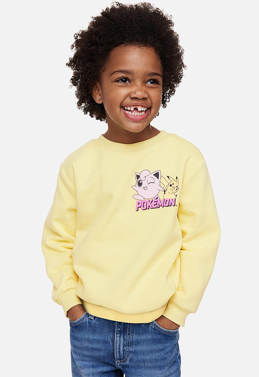 H&M - Printed sweatshirt - yellow