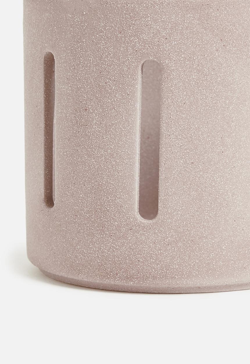 H&S - Ceramic tealight holder - pink