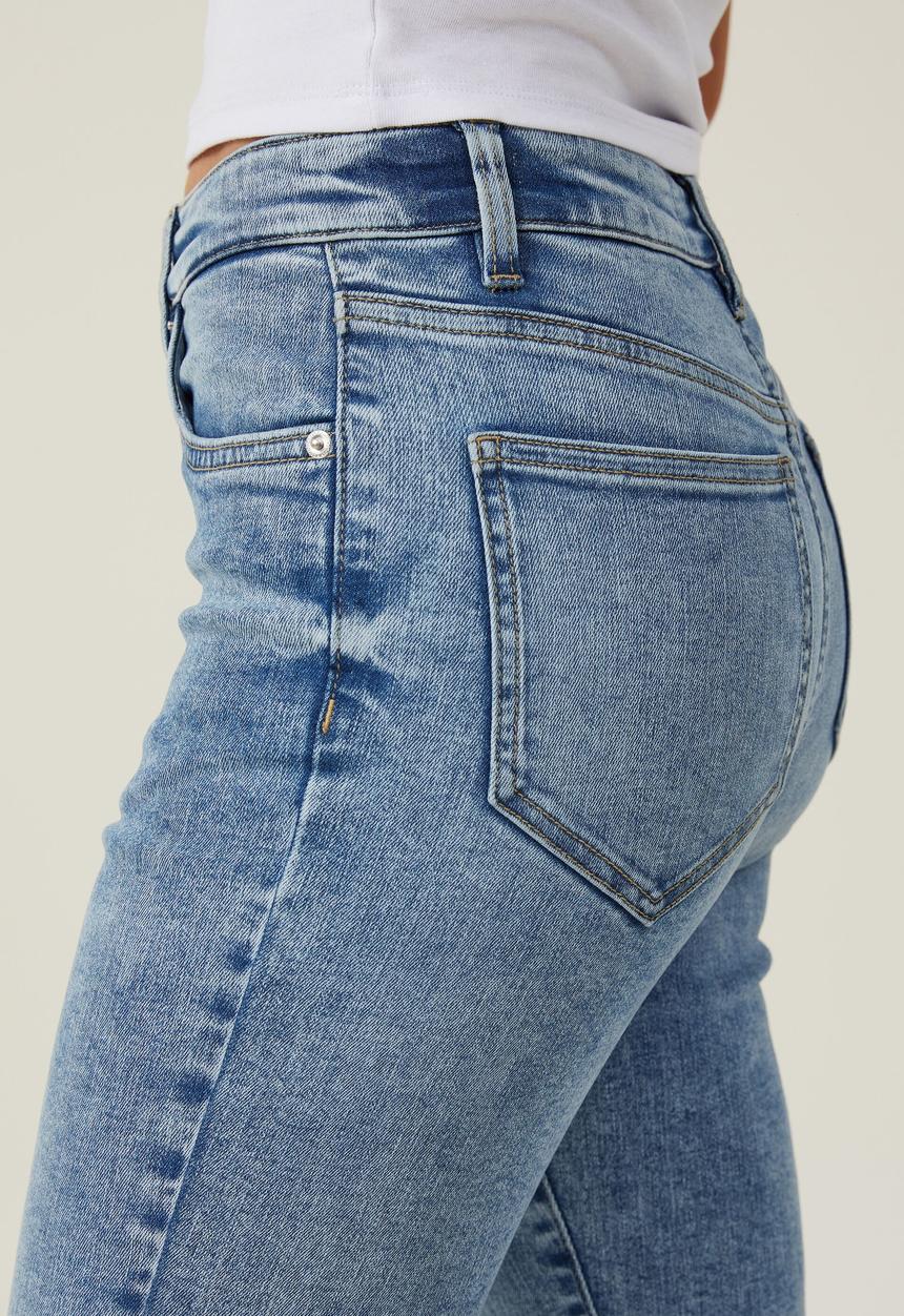 Cotton On - Plus High Rise Skinny Jean - Surfers Blue