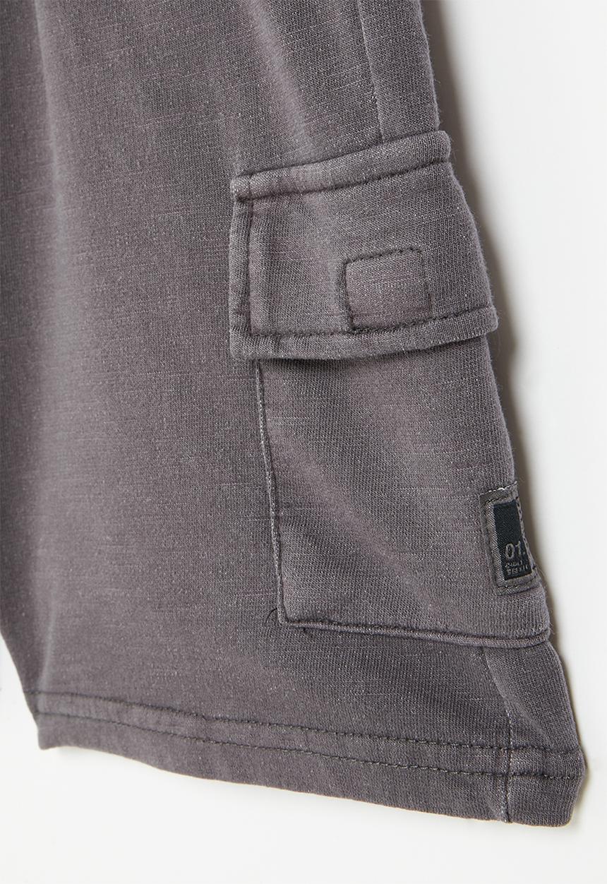 Cotton On - Harry cargo short - rabbit grey