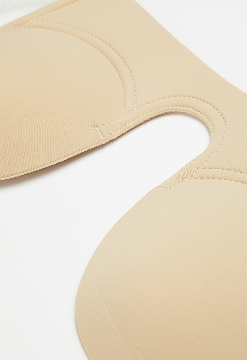 Easy Curves Shapewear - Plunge stick on bra - tan