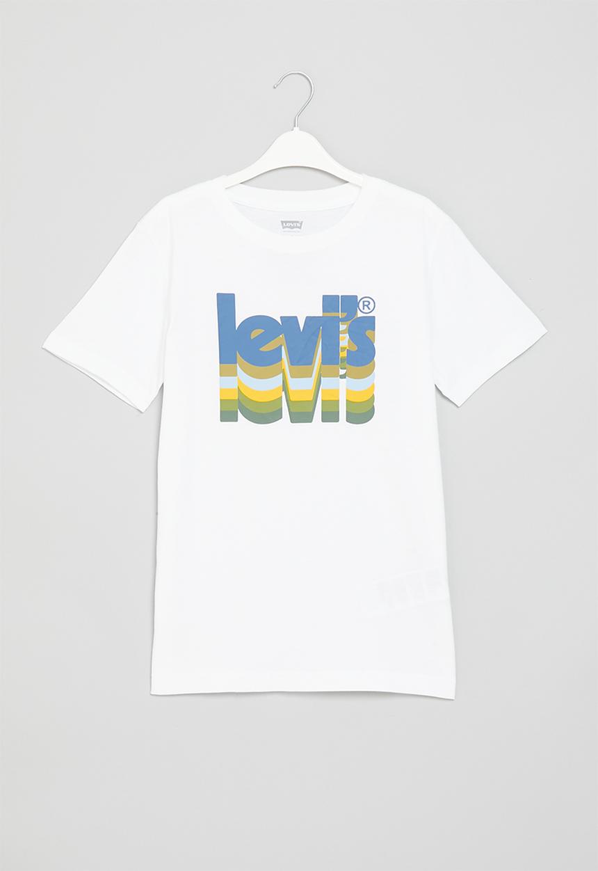 Levi’s® - Lvb layered poster logo tee - bright white