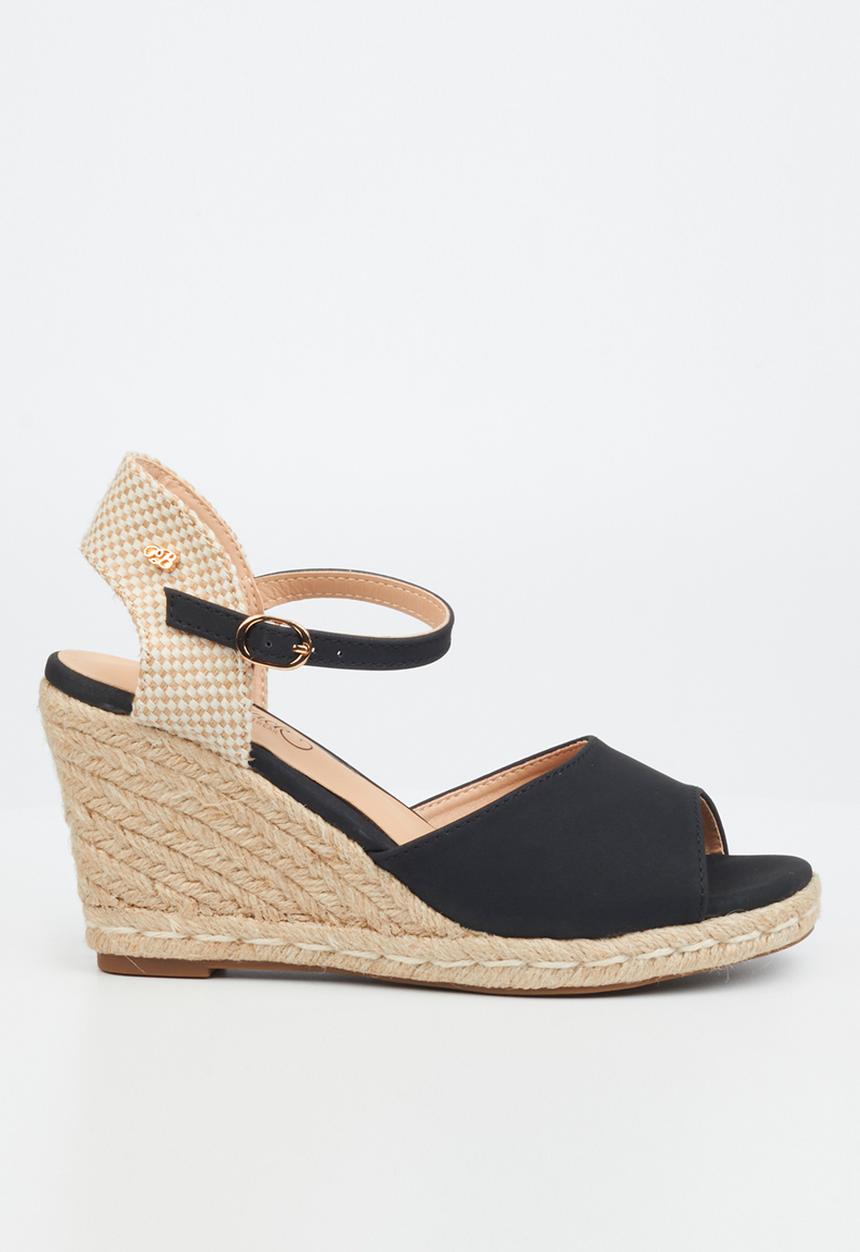 Miss Black - Jojo 2 wedge heel - black1