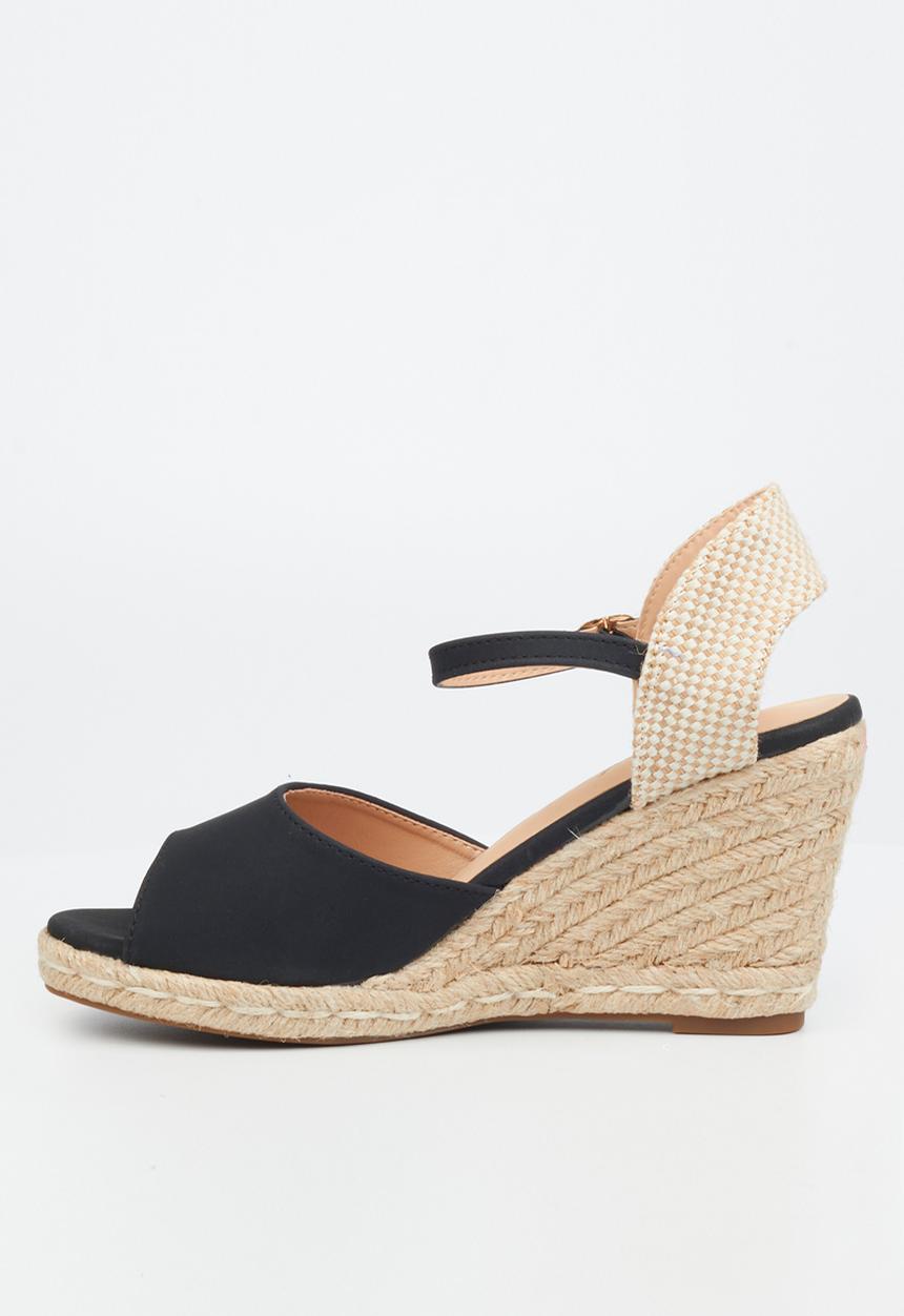 Miss Black - Jojo 2 wedge heel - black1