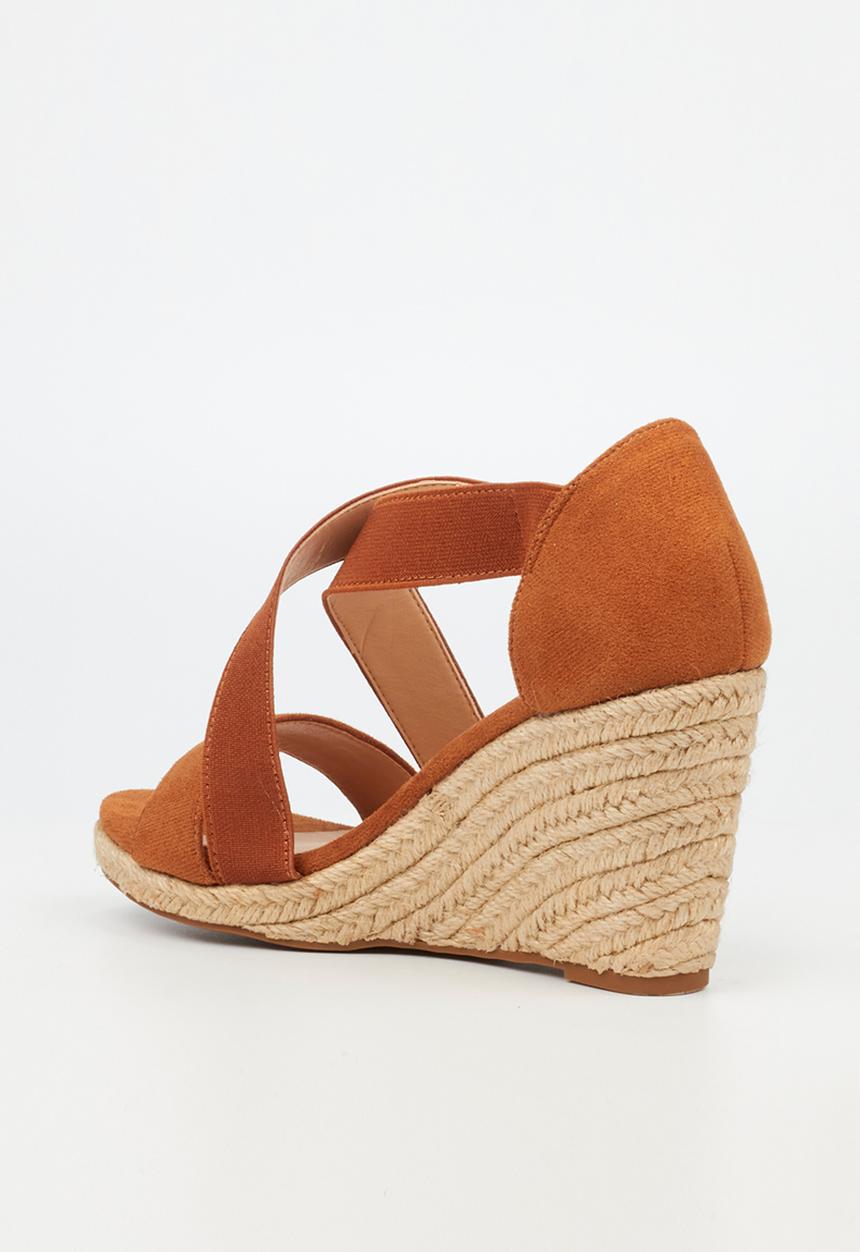 Butterfly Feet - Drayco 10 wedge heel - tan