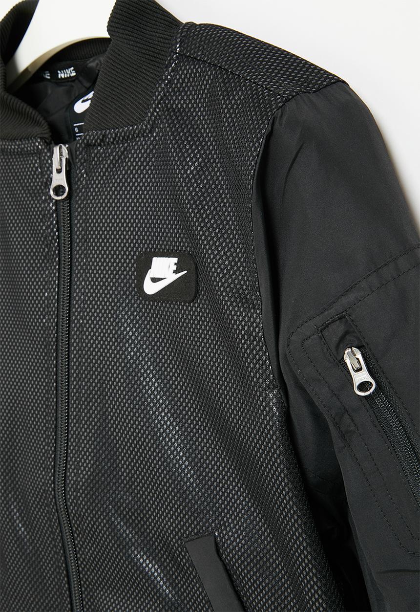Nike - Nkn lt wt padded bomber - black / white