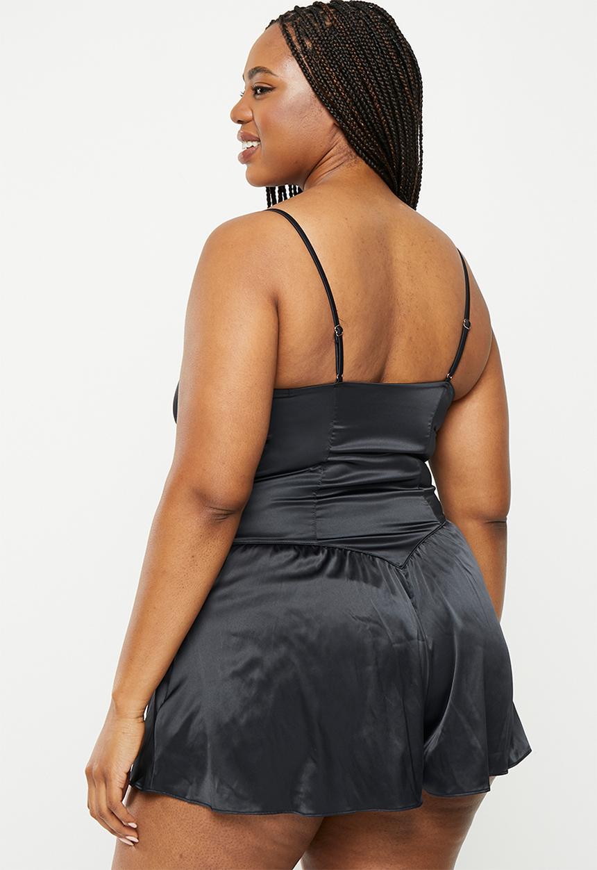 RAYE - Plus regardless teddy - black