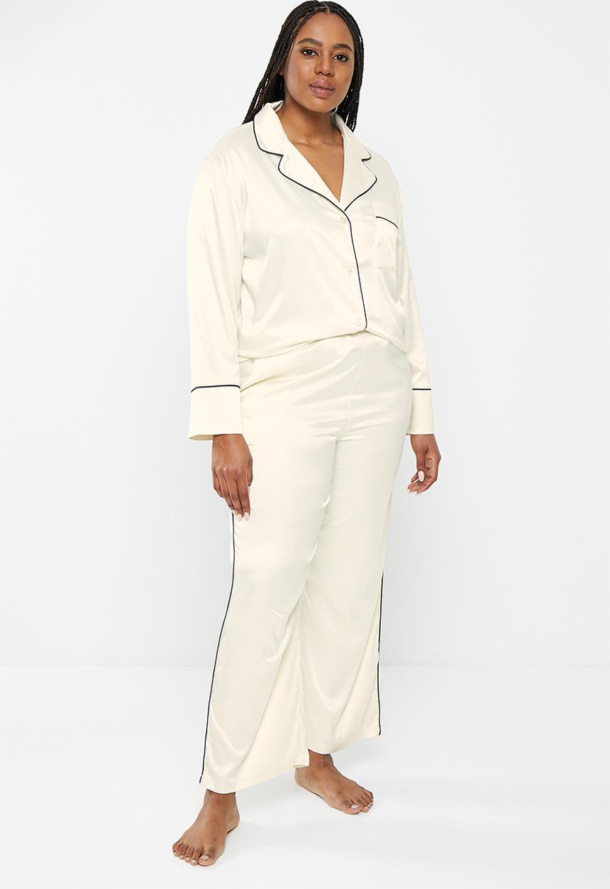 RAYE - Plus regardless pyjama top - ivory