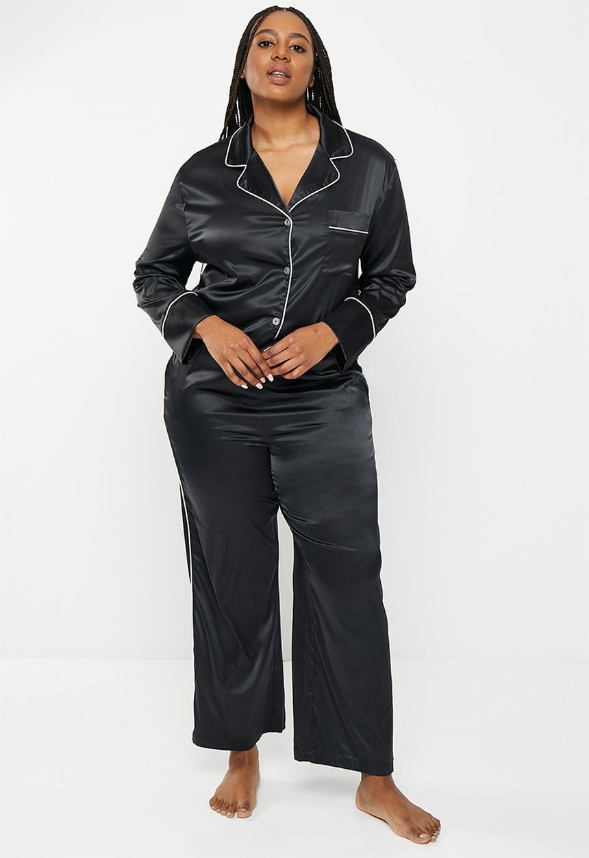 RAYE - Plus Regardless pyjama pants - black