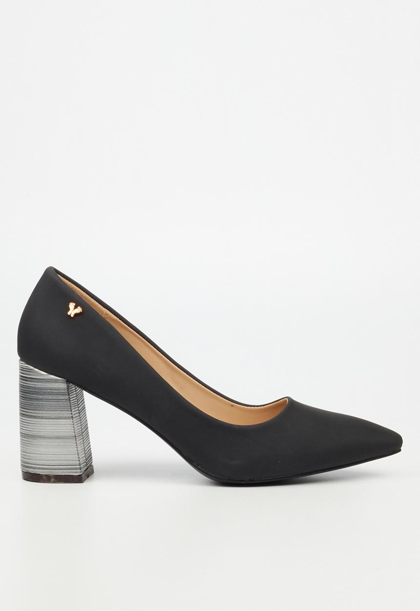 Butterfly Feet - Lissa 2 court heel - black