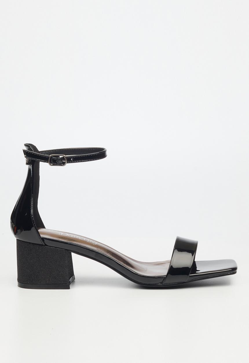 Butterfly Feet - Shimmer 1 block heel - black