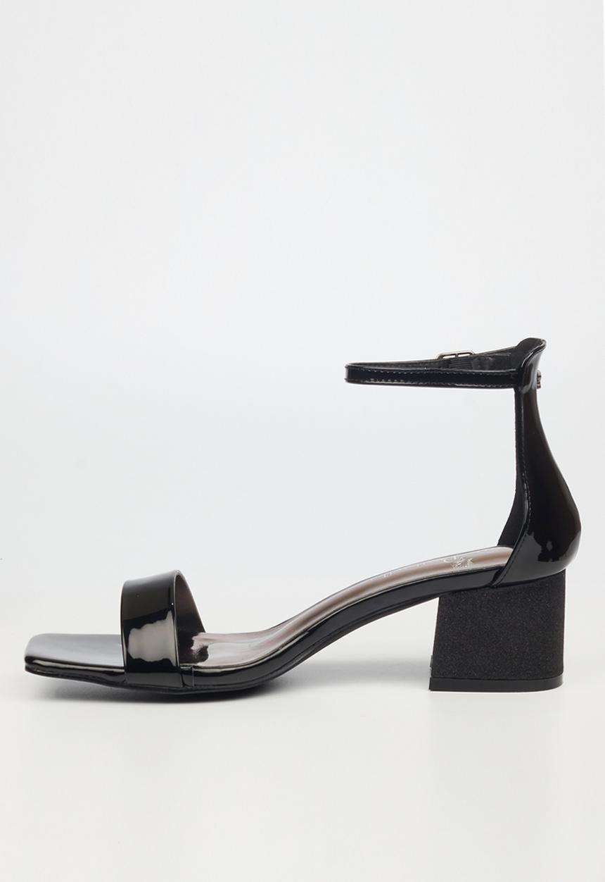 Butterfly Feet - Shimmer 1 block heel - black