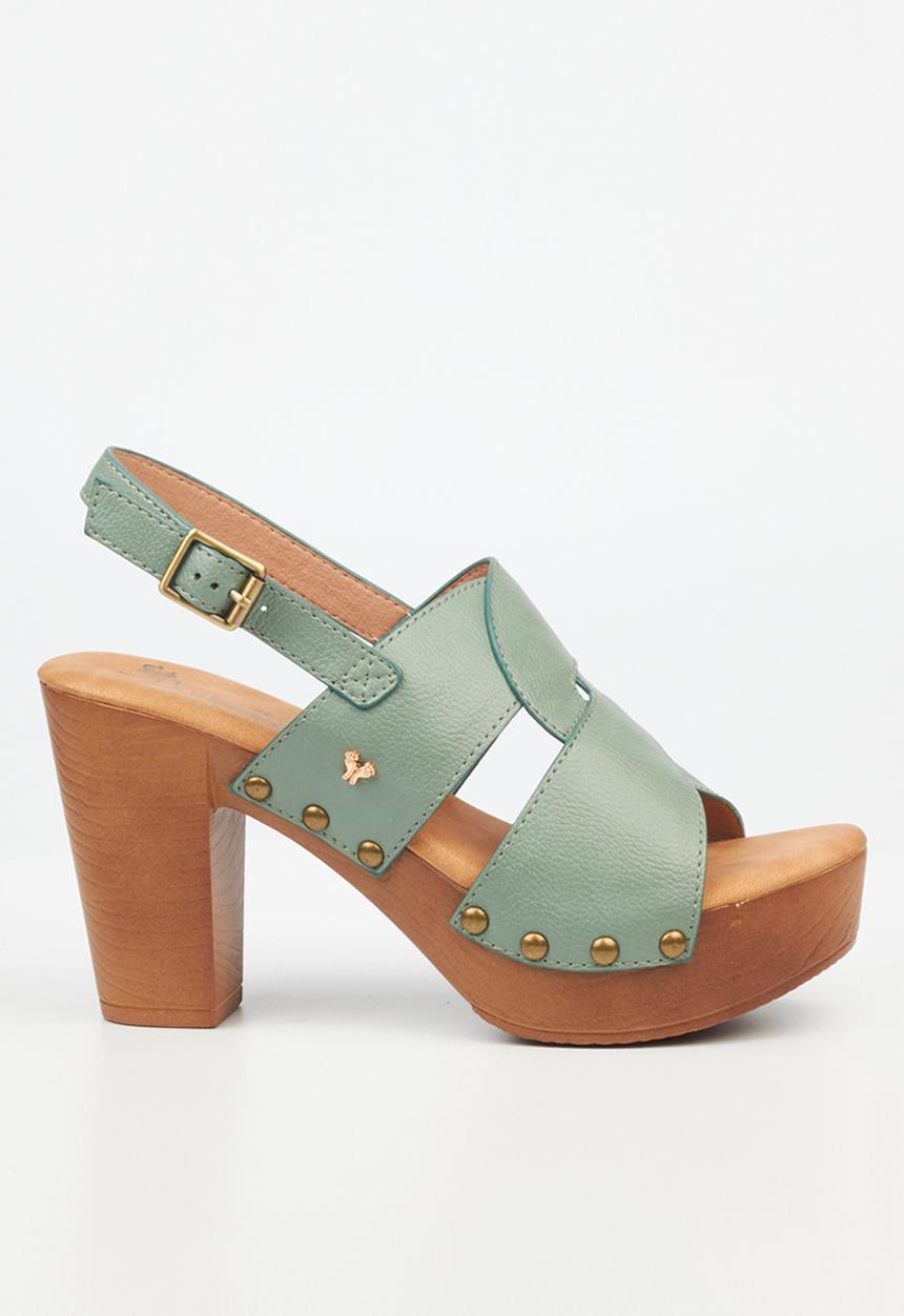 Butterfly Feet - Kayla 4 Block Heel - Mint
