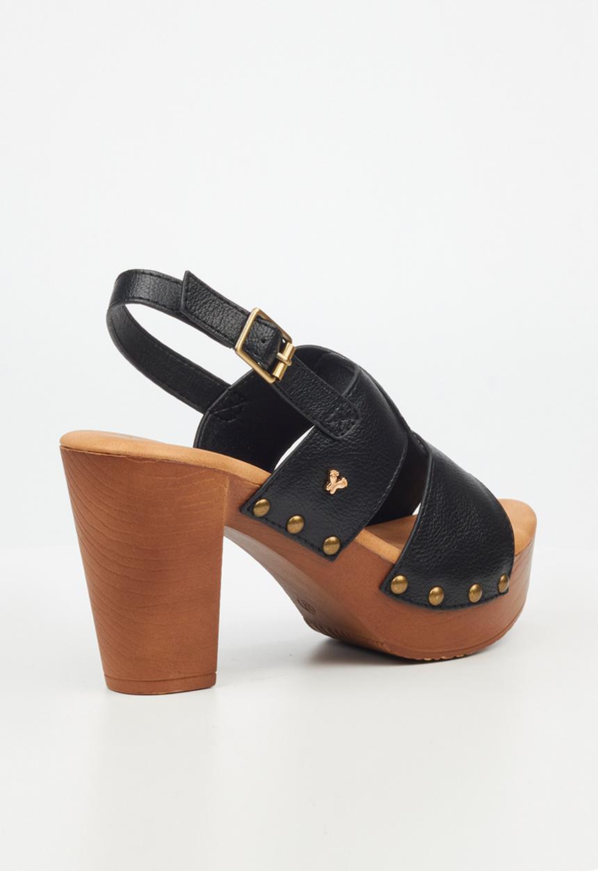 Butterfly Feet - Kayla 4 Block Heel - Black