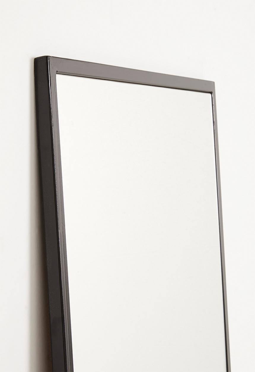 Native Decor - Stand tall rectangle mirror - black