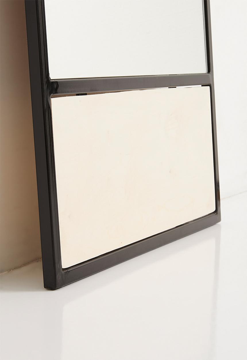 Native Decor - Stand tall rectangle mirror - black