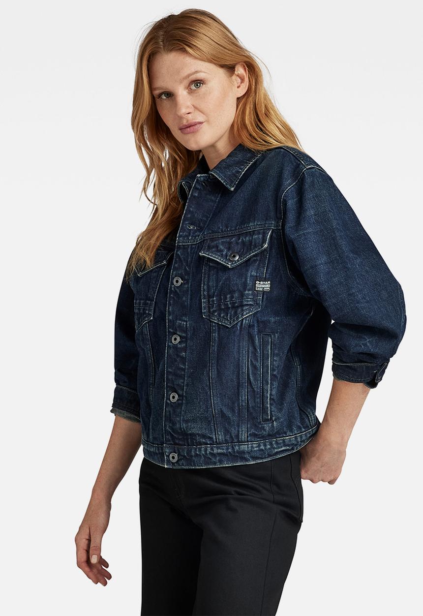 G-STAR - Oversized jacket women - worn in kingfisher