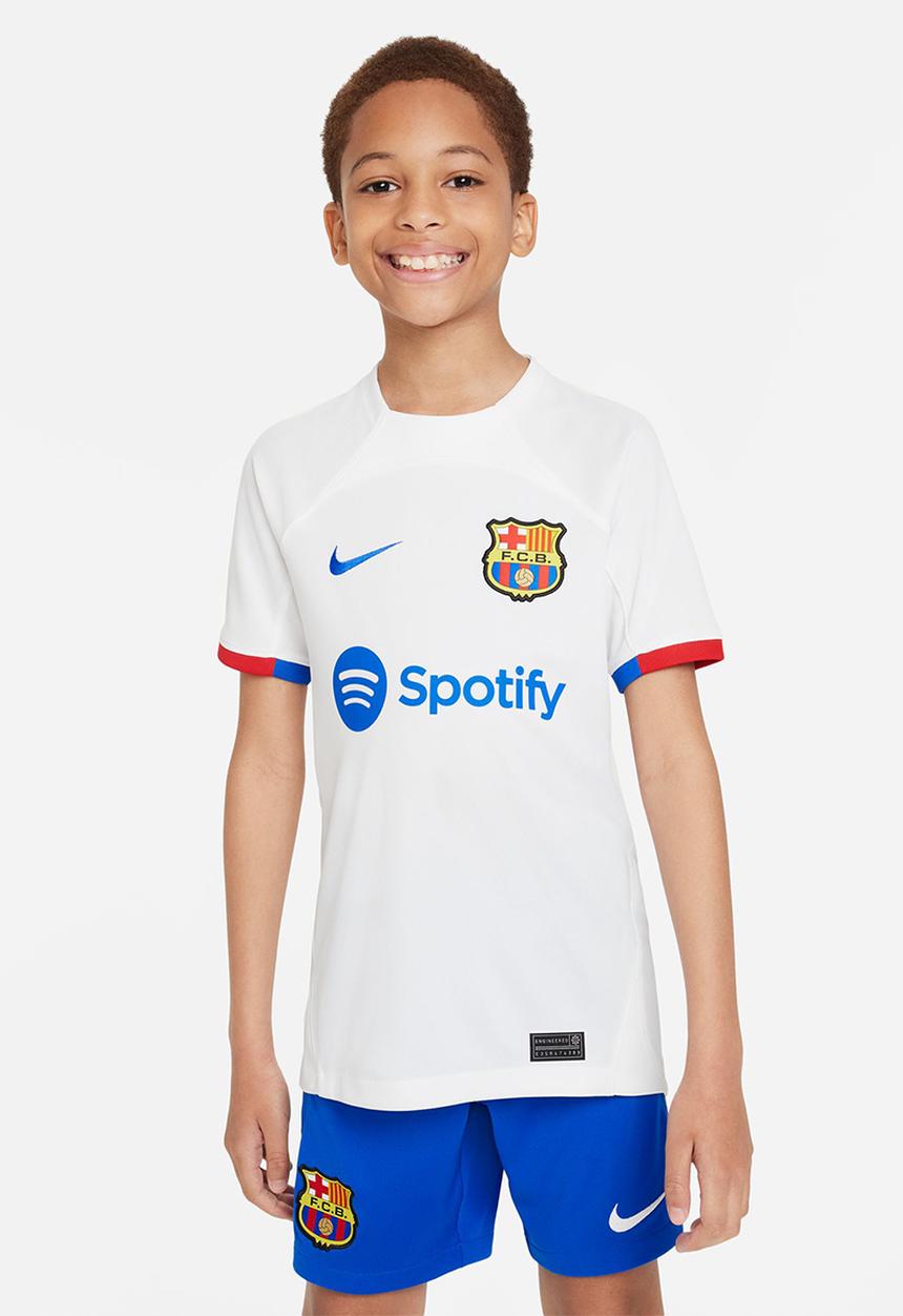 Nike - Fcb y nk df stad jersey short sleeve aw - white/royal blue/royal blue