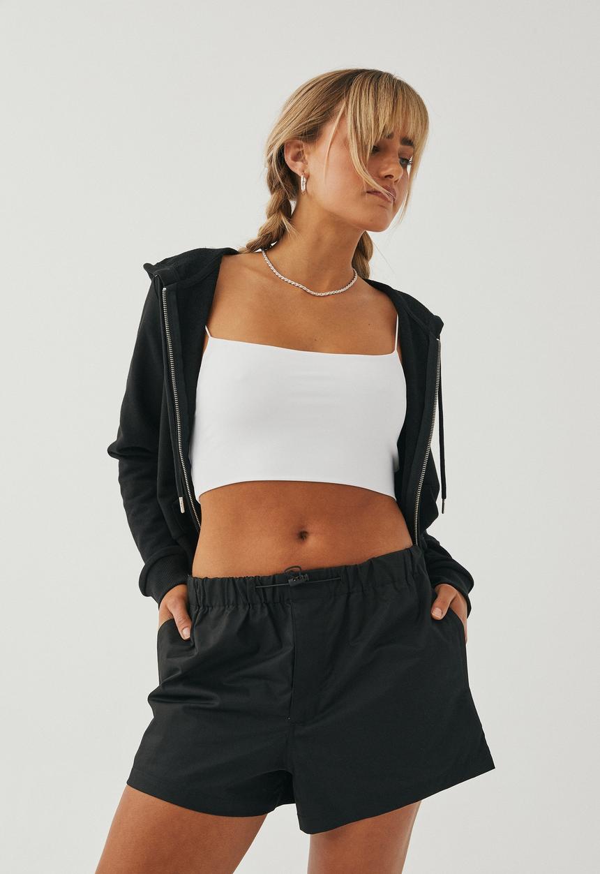 Supré  - Lucy parachute mini short - black