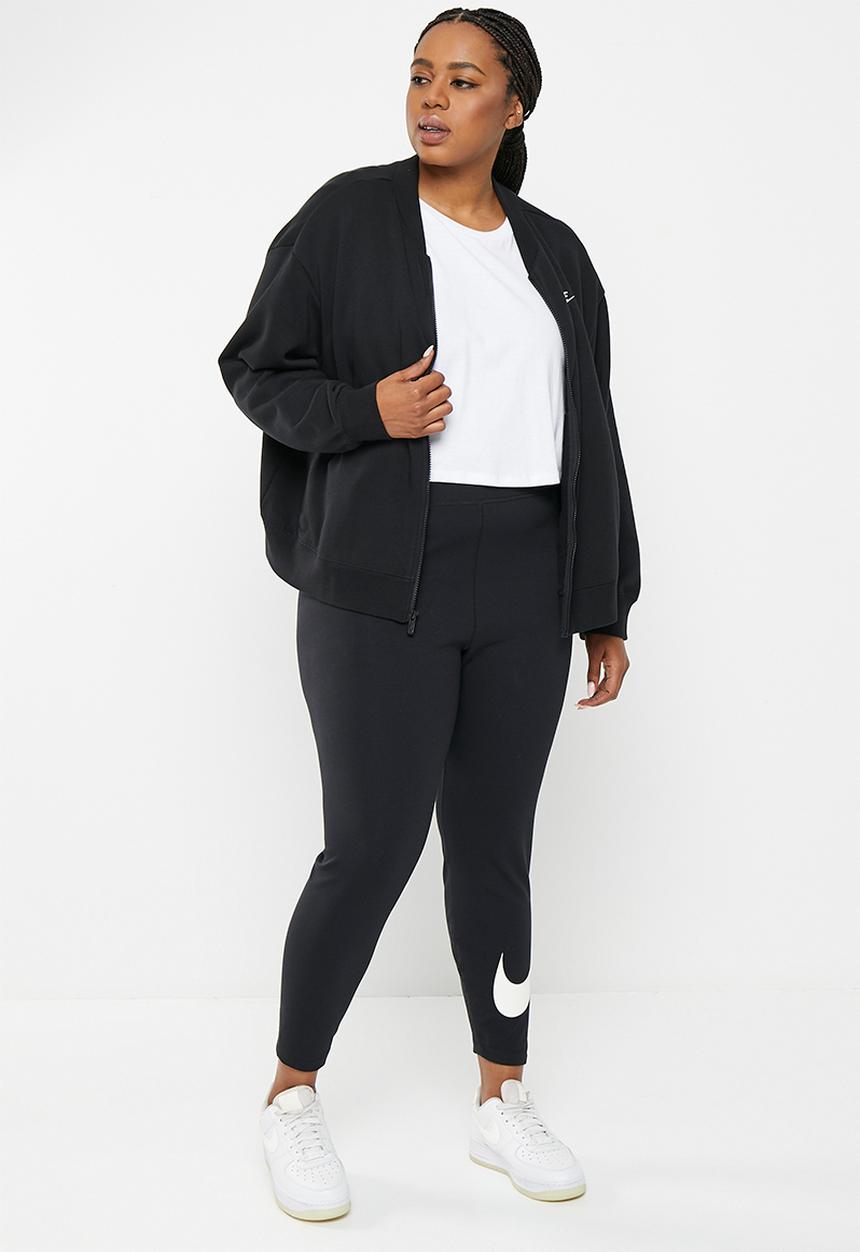 Nike - Plus Nike Sportswear Women's High-Waisted Graphic Leggings - black