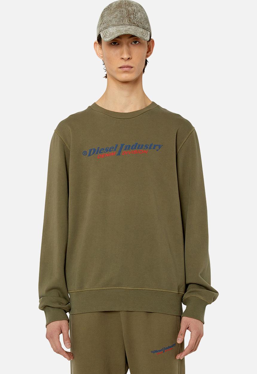 Diesel  - S-ginn-ind sweatshirt - 5jxdiesel - khaki
