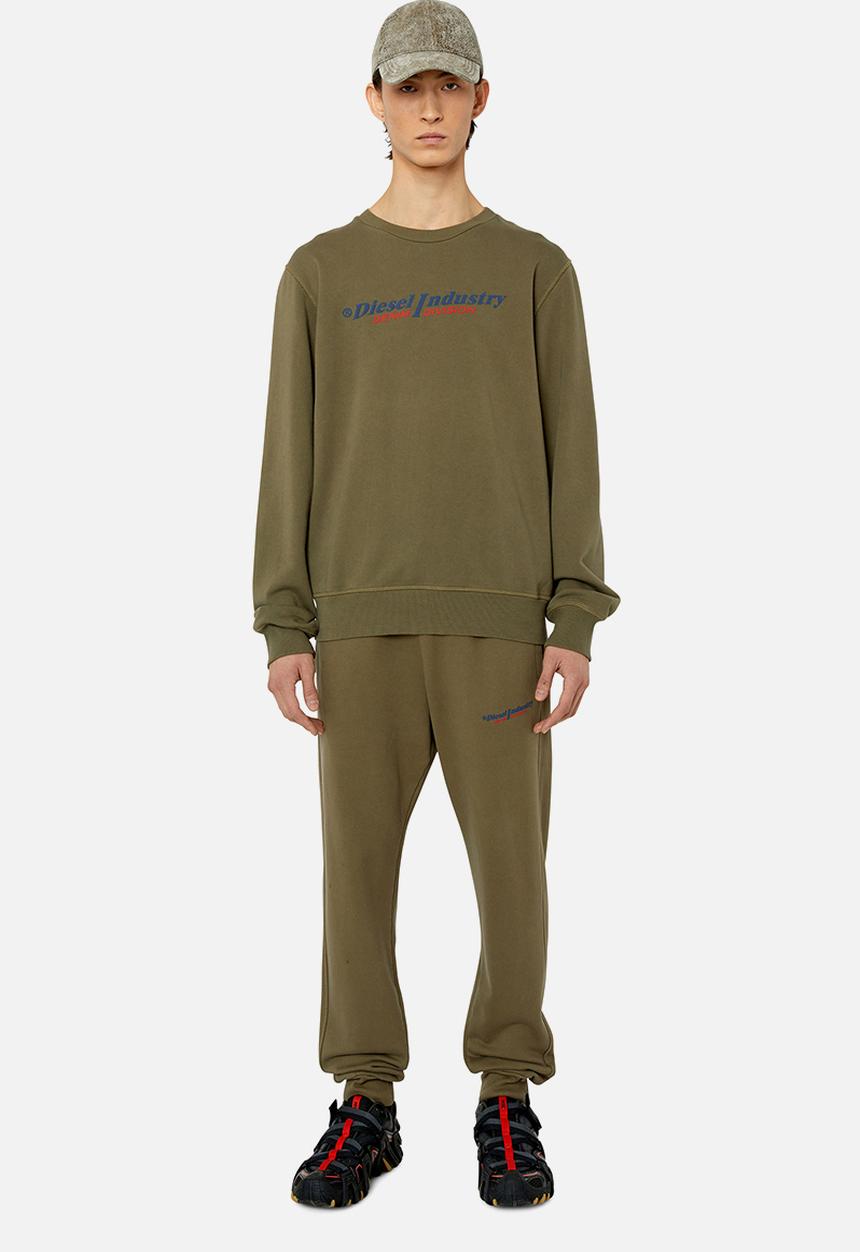 Diesel  - S-ginn-ind sweatshirt - 5jxdiesel - khaki