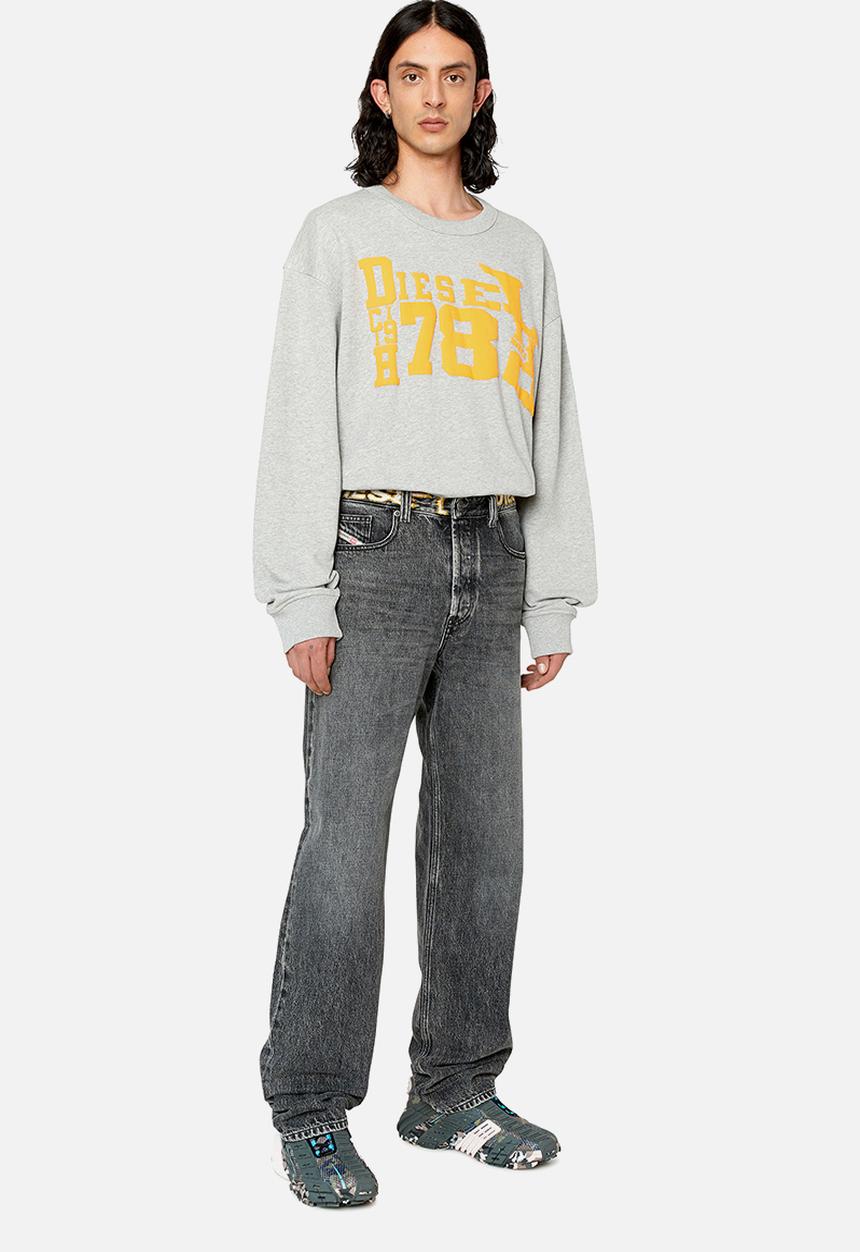 Diesel  - S-macs-g2 sweatshirt - 9cbdiesel - grey
