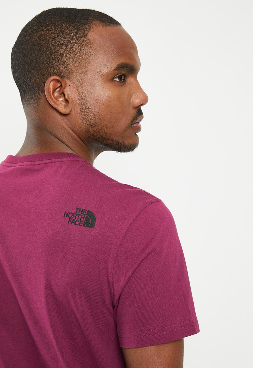 The North Face - M short sleeve never stop exploring tee - boysenberry 