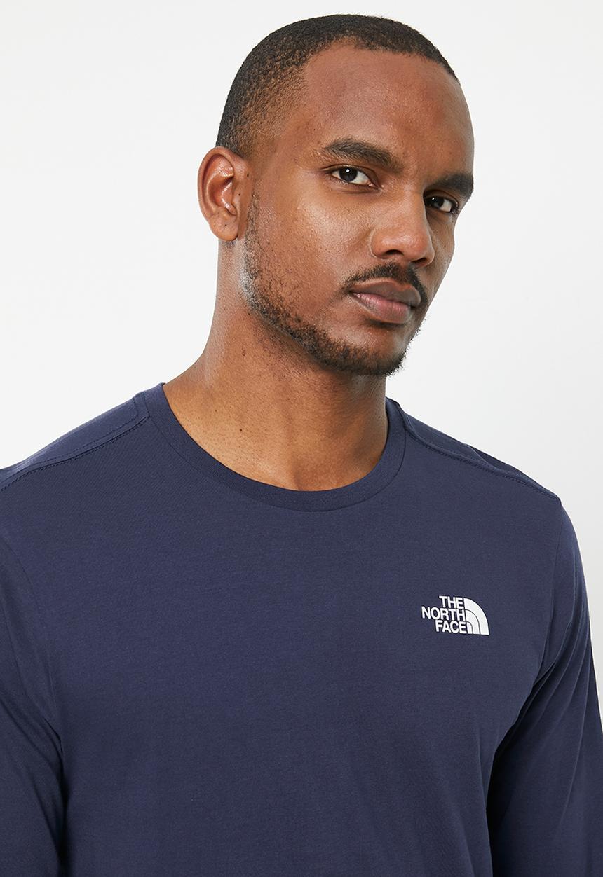 The North Face - M long sleeve simple dome tee - eu - summit navy 