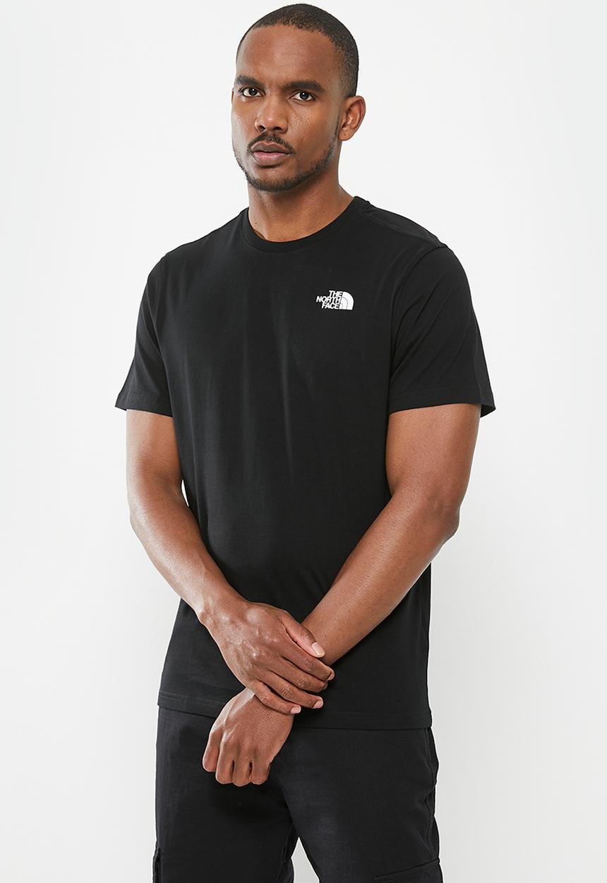 The North Face - M short sleeve mountain outline tee - tnf black - tnf white 