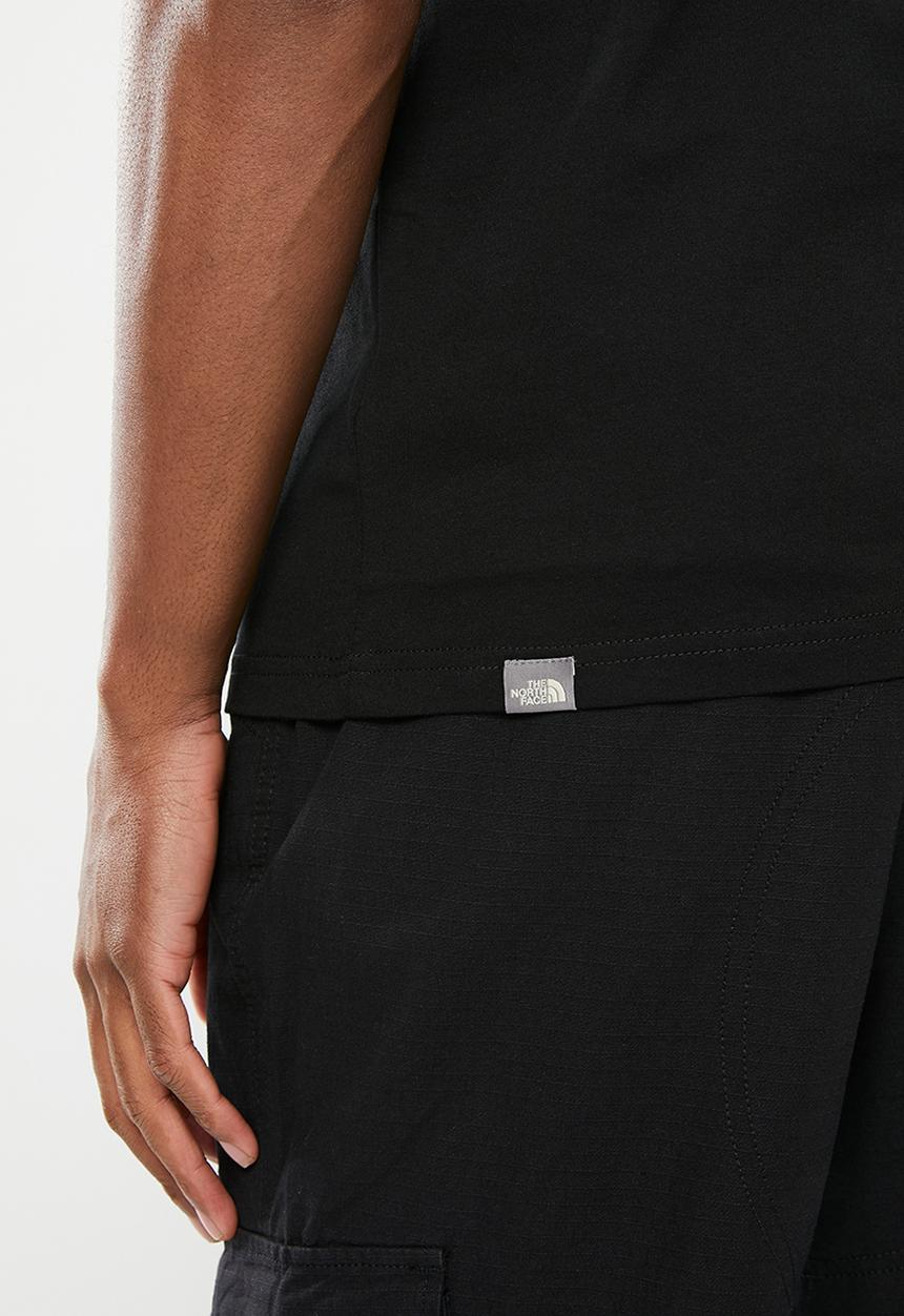 The North Face - M short sleeve mountain outline tee - tnf black - tnf white 