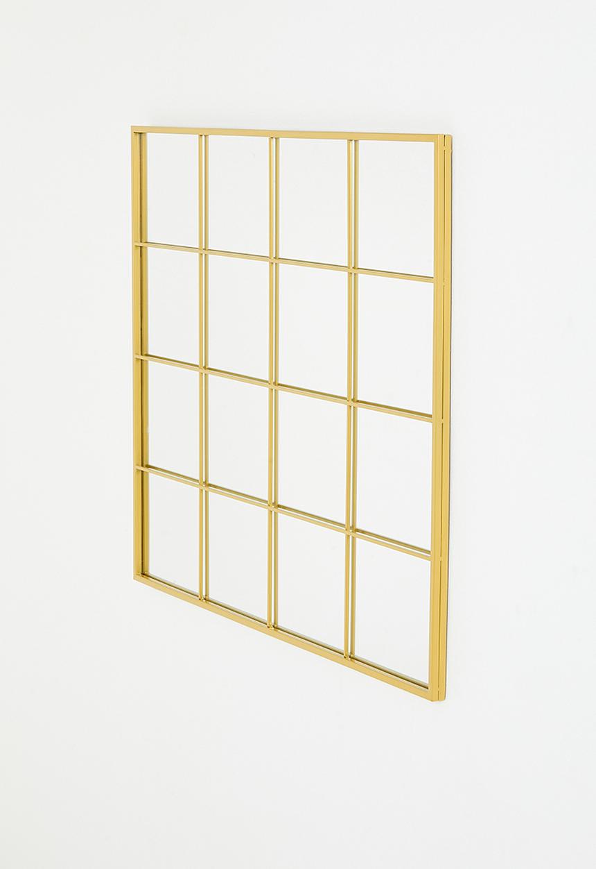 Sixth Floor - Mia checked mirror - gold