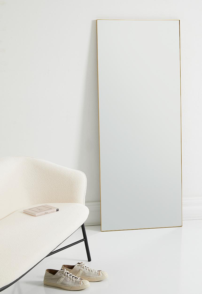 Sixth Floor - Alexa leaning mirror - gold