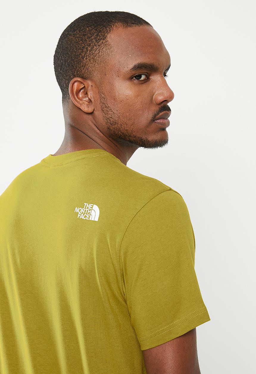 The North Face - M short sleeve mountain line tee - sulphur moss