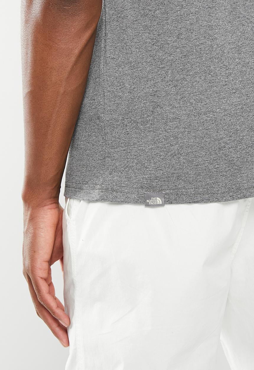 The North Face - M short sleeve simple dome tee - medium grey 