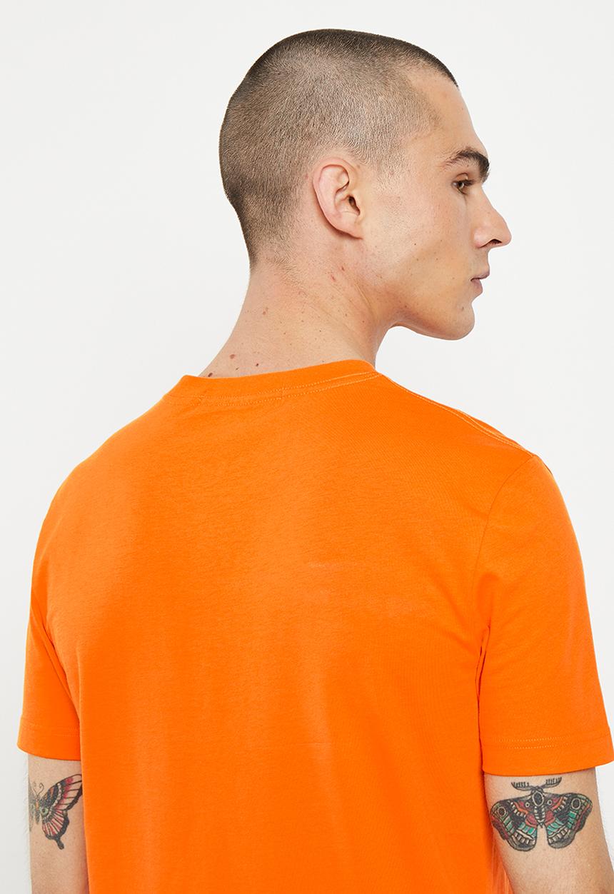 Calvin Klein - Micro monologo tee - vibrant orange