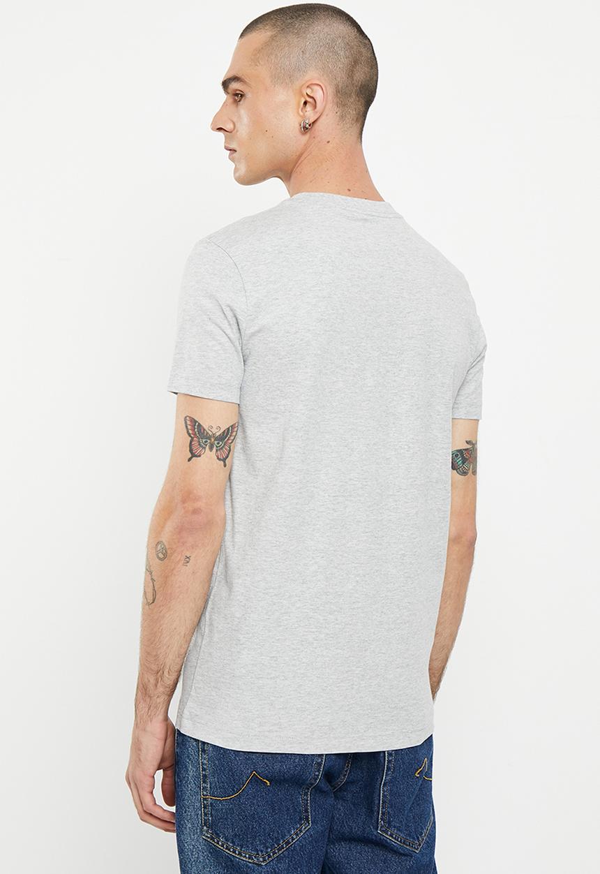 Calvin Klein - Micro monologo tee - light grey heather