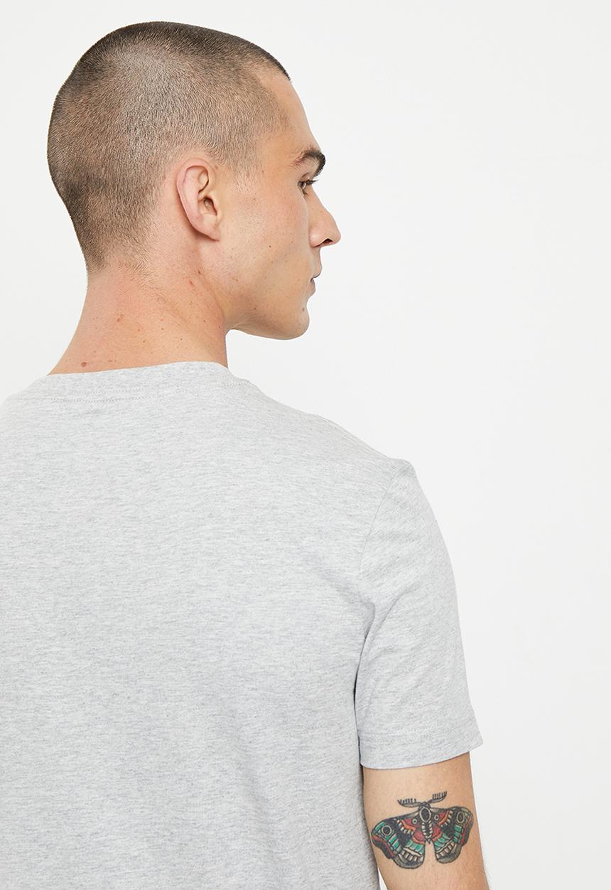 Calvin Klein - Micro monologo tee - light grey heather
