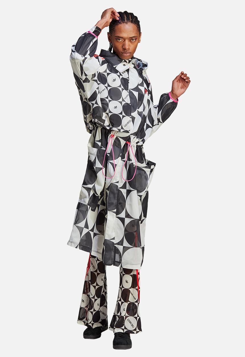 adidas Originals - Pride parka - off white & black