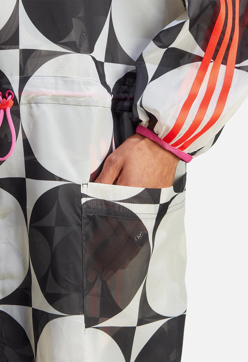 adidas Originals - Pride parka - off white & black