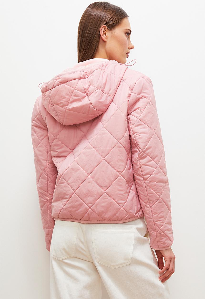 edit - Everyday quilted puffer - dusty pink