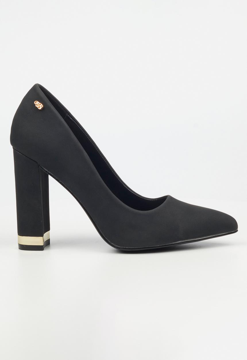 Miss Black - Pisa1 court heel - black