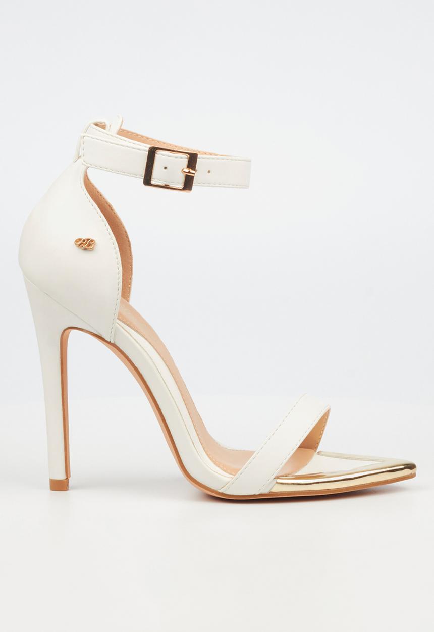 Miss Black - Edge 1 stiletto heel - white