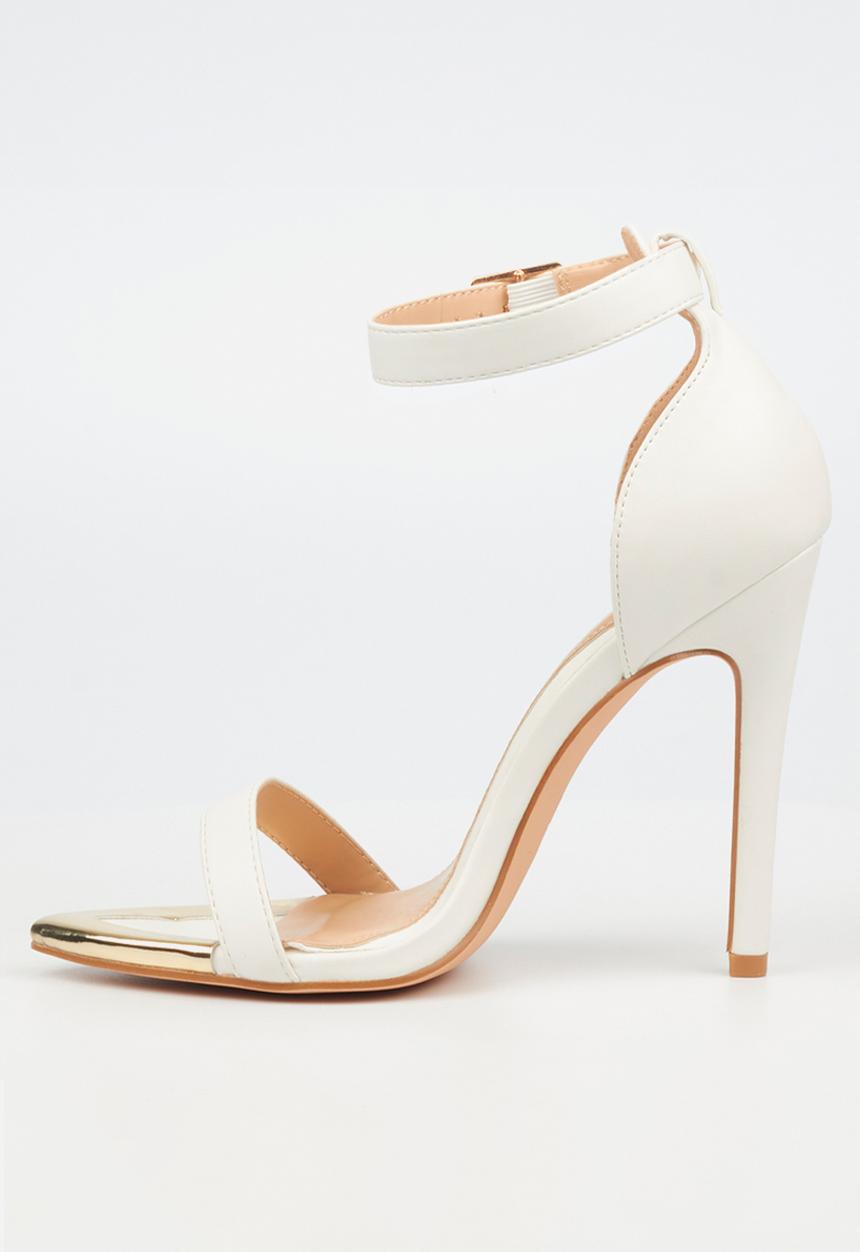Miss Black - Edge 1 stiletto heel - white
