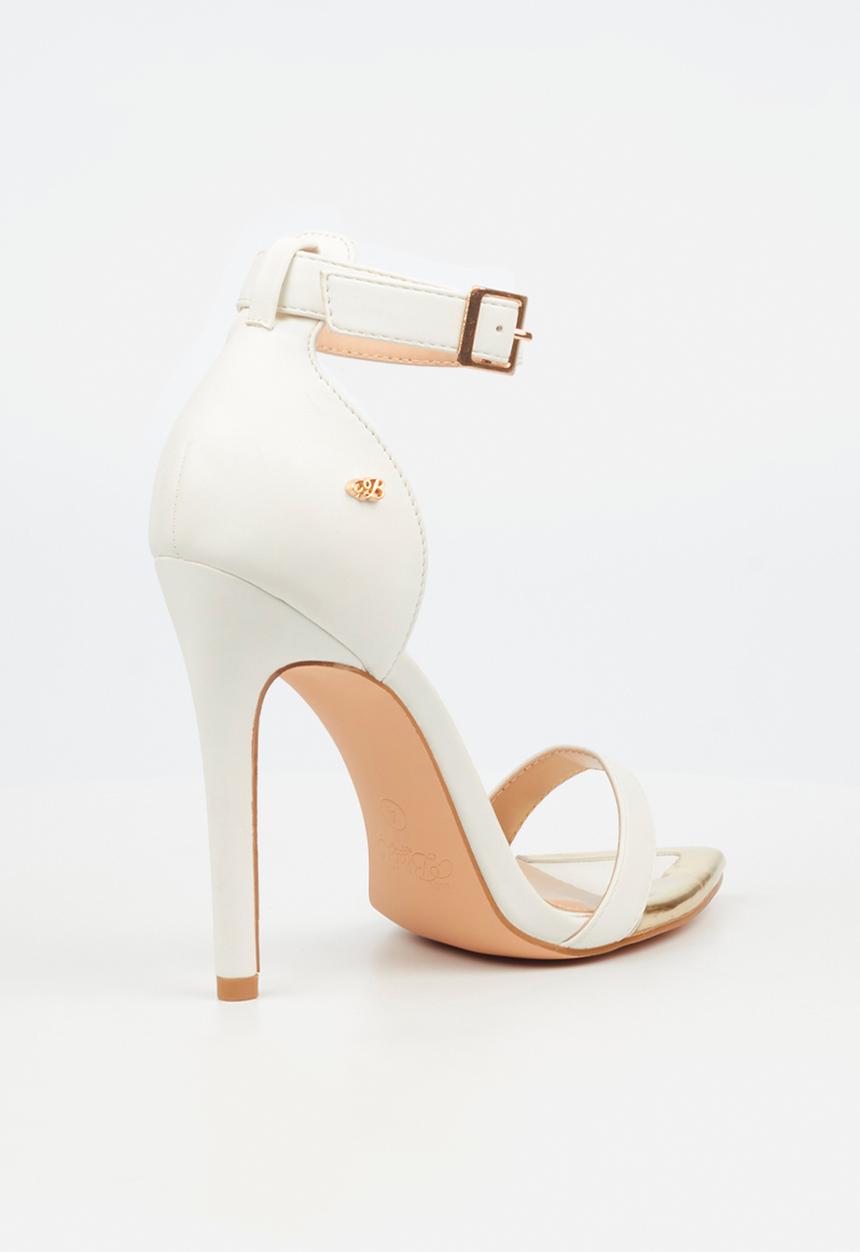 Miss Black - Edge 1 stiletto heel - white